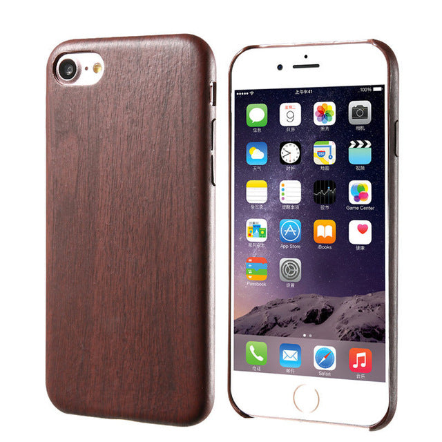 Ultra Thin Bamboo Wood Case For iPhone